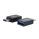 Integral INADUSB3.0ATOCTWNRP cable gender changer USB Type-A USB Type-C Black
