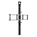 SmartMetals 063.4545.01 tv-bevestiging 139,7 cm (55") Aluminium, Zwart