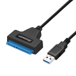 Simplecom SA128 cable gender changer USB A SATA Black