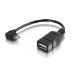 C2G Cable adaptador de 0,15 m de dispositivo móvil USB Micro-B a dispositivo USB OTG