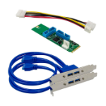 Microconnect MC-M.2-NEC720201 interfacekaart/-adapter Intern