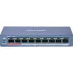 Hikvision DS-3E0109P-E/M(B) netwerk-switch Unmanaged L2 Fast Ethernet (10/100) Power over Ethernet (PoE) Blauw