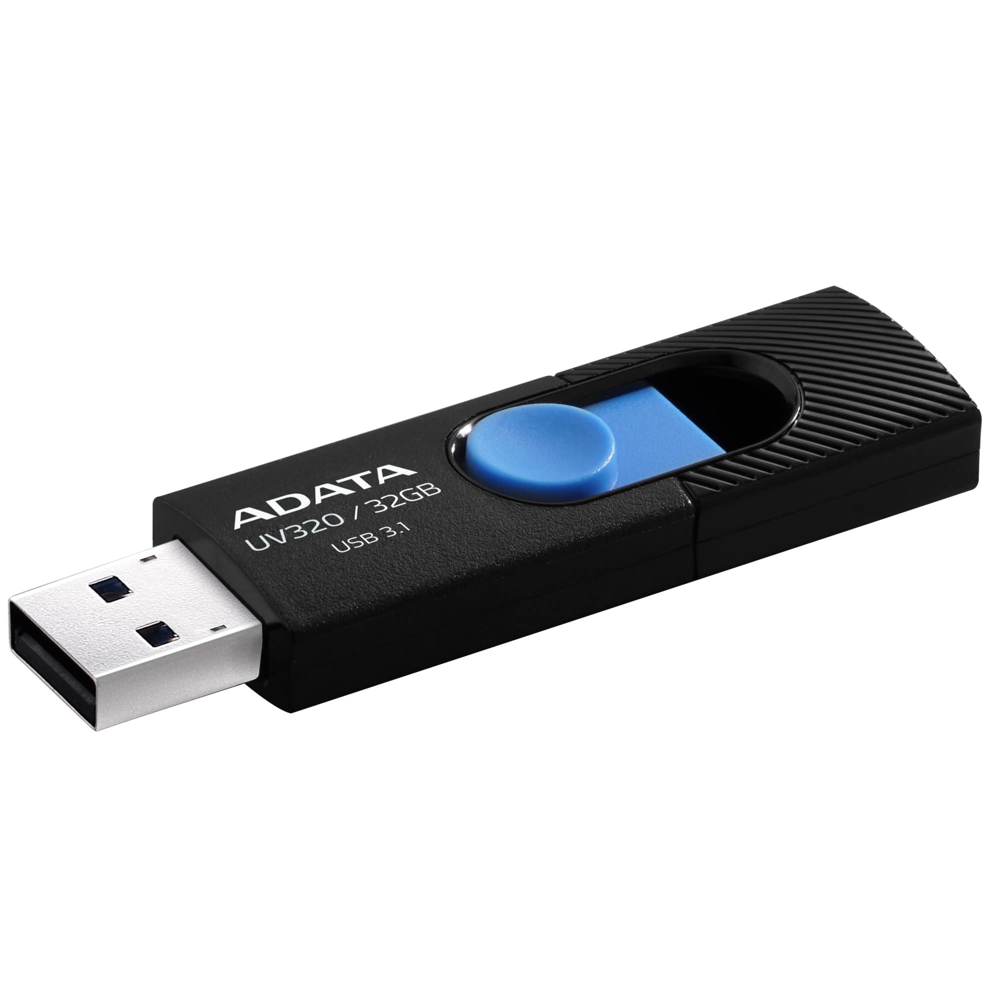 Adata White/Gray/Black Uv320 Usb Flash Drive 32 Gb Usb Type-A 3.2 Gen 1 (3.1 Gen 1) Bla