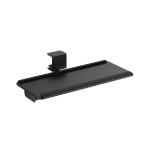 Brateck KBT11-01 CLAMP-ON SIT-STAND KEYBOARD TRAY WITH WRIST REST & STORAGE DRAWER (BLACK) (LS)