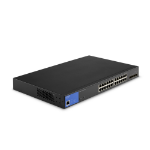 Linksys LGS328MPC network switch Managed L3 Gigabit Ethernet (10/100/1000) Power over Ethernet (PoE) Black, Blue