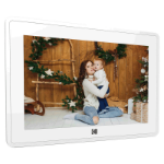 Kodak RCF-106H digital photo frame White 25.4 cm (10") Touchscreen Wi-Fi