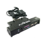 Axiom 331-6304-AX laptop dock/port replicator Black