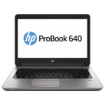 HP ProBook 640 G1 Base Model Intel® Core™ i5 i5-4300M Laptop 14" HD+ 4 GB DDR3-SDRAM 500 GB HDD Windows 7 Professional Black, Silver