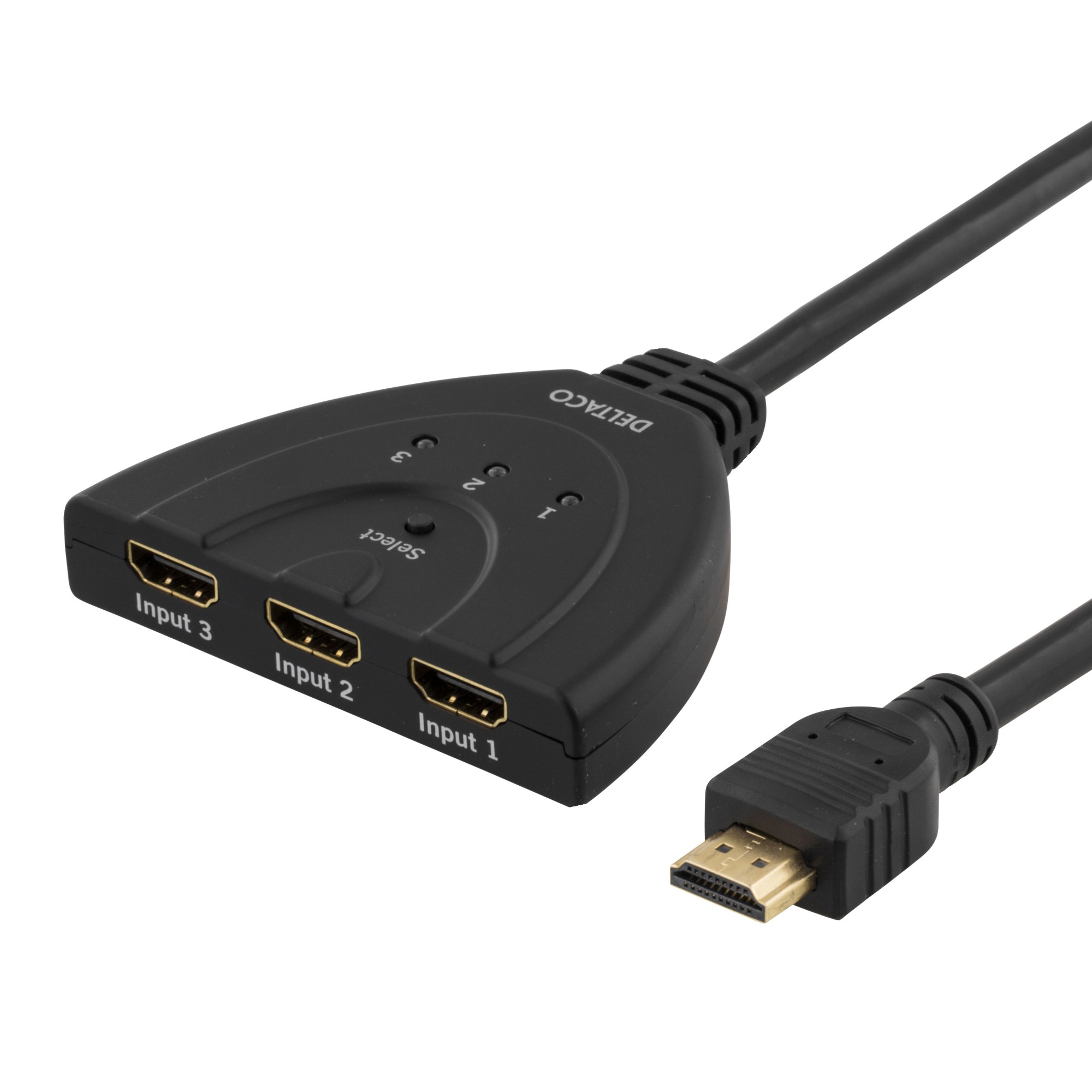 HDMI-7001 DELTACO HDMI switch / 3-1 / automatic/manual