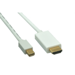 Comprehensive MDP-HD-6ST video cable adapter 70.9" (1.8 m) Mini DisplayPort HDMI White