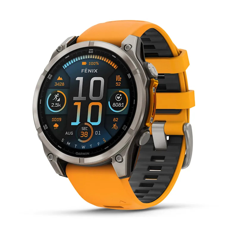 Garmin fenix 8 3.56 cm (1.4") AMOLED 47 mm Digital 454 x 454 pixe