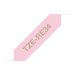 Brother TZE-RE34 DirectLabel gold on pink non adhesive textil 12mm x 4m for Brother P-Touch TZ 3.5-18mm/6-12mm/6-18mm/6-24mm/6-36mm