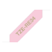 Brother TZE-RE34 cinta para impresora de etiquetas Oro sobre rosa