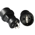 Microconnect PEAUS3PSCH power plug adapter Type J (CH) Type F Black