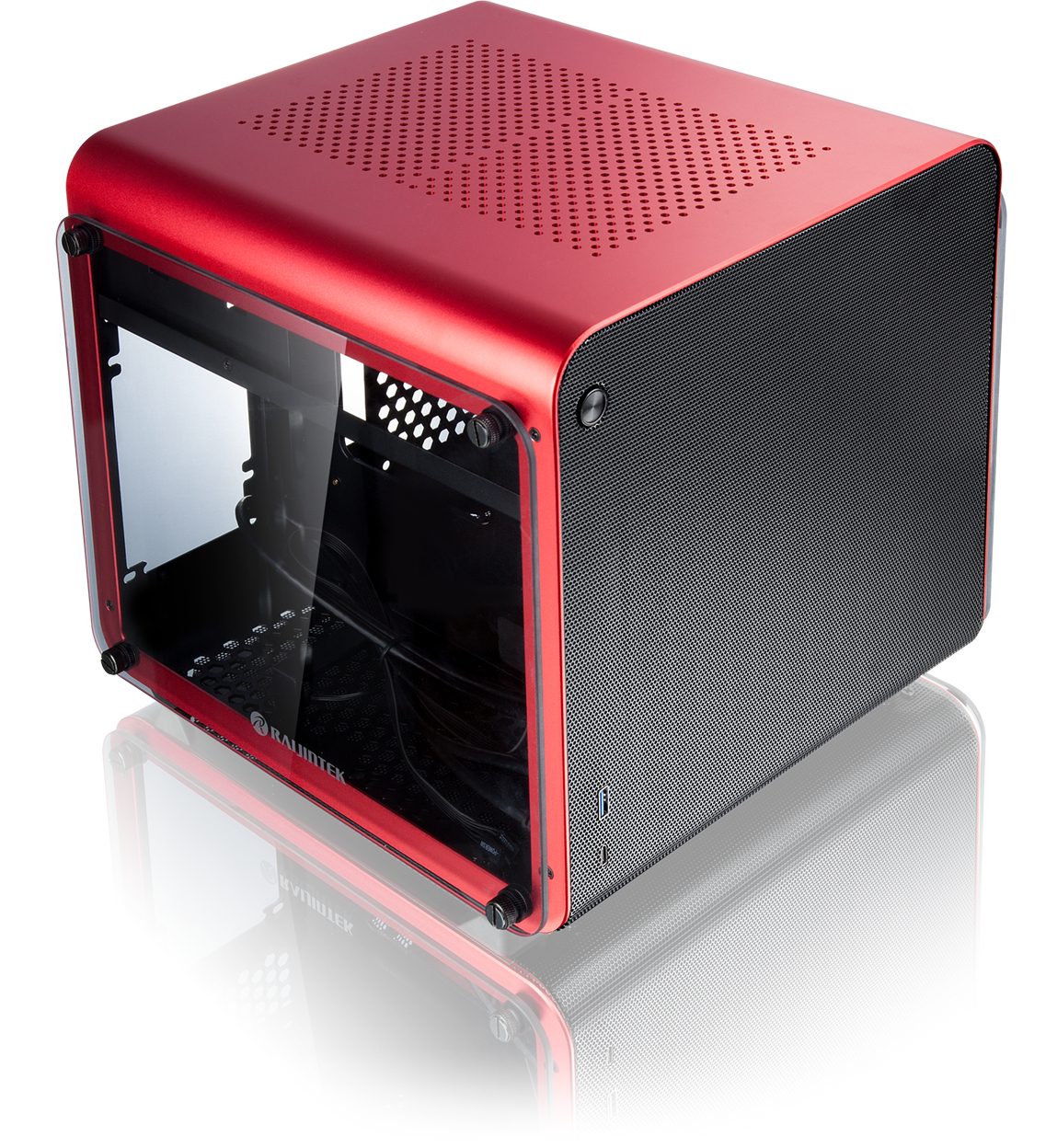 Metis Evo Mini-ITX Case - Red Window thumbnail