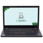 upcycle it Lenovo ThinkPad T480 (Refurbished) B Intel® Core™ i7 i7-8550U Laptop 35.6 cm (14") Full HD 16 GB DDR4-SDRAM 512 GB SSD Windows 11 Pro Nordic Black