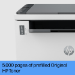 HP LaserJet Tank 1604w Wireless Multifunction Black and white Printer, Copier, Scanner