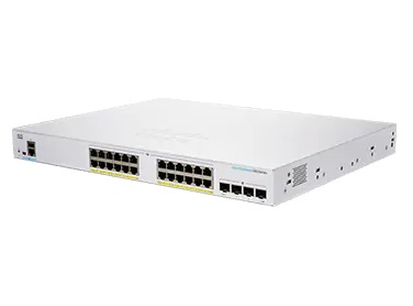 Cisco CBS250-24FP-4X-EU network switch Managed L2/L3 Gigabit Ethernet (10/100/1000) Silver