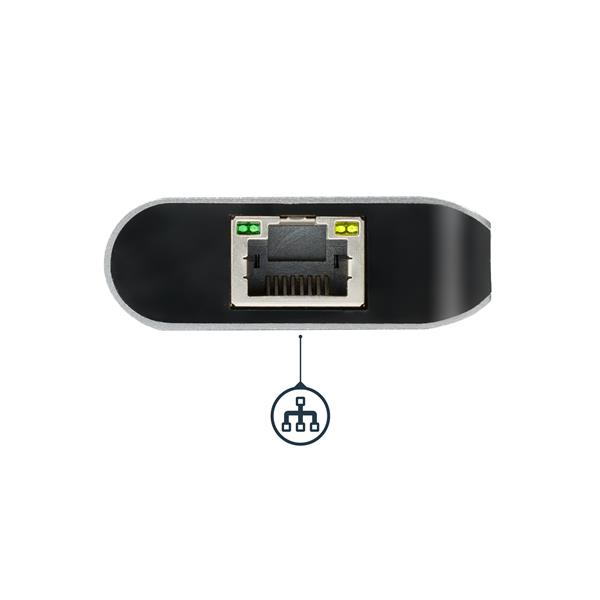 StarTech.com Adattatore Multiporta USB-C - Lettore Schede SD - Power Delivery - 4K HDMI - GbE - 2x USB 3.0 - NUOVA VERSIONE DISPONIBILE DKT30CSDHPD3