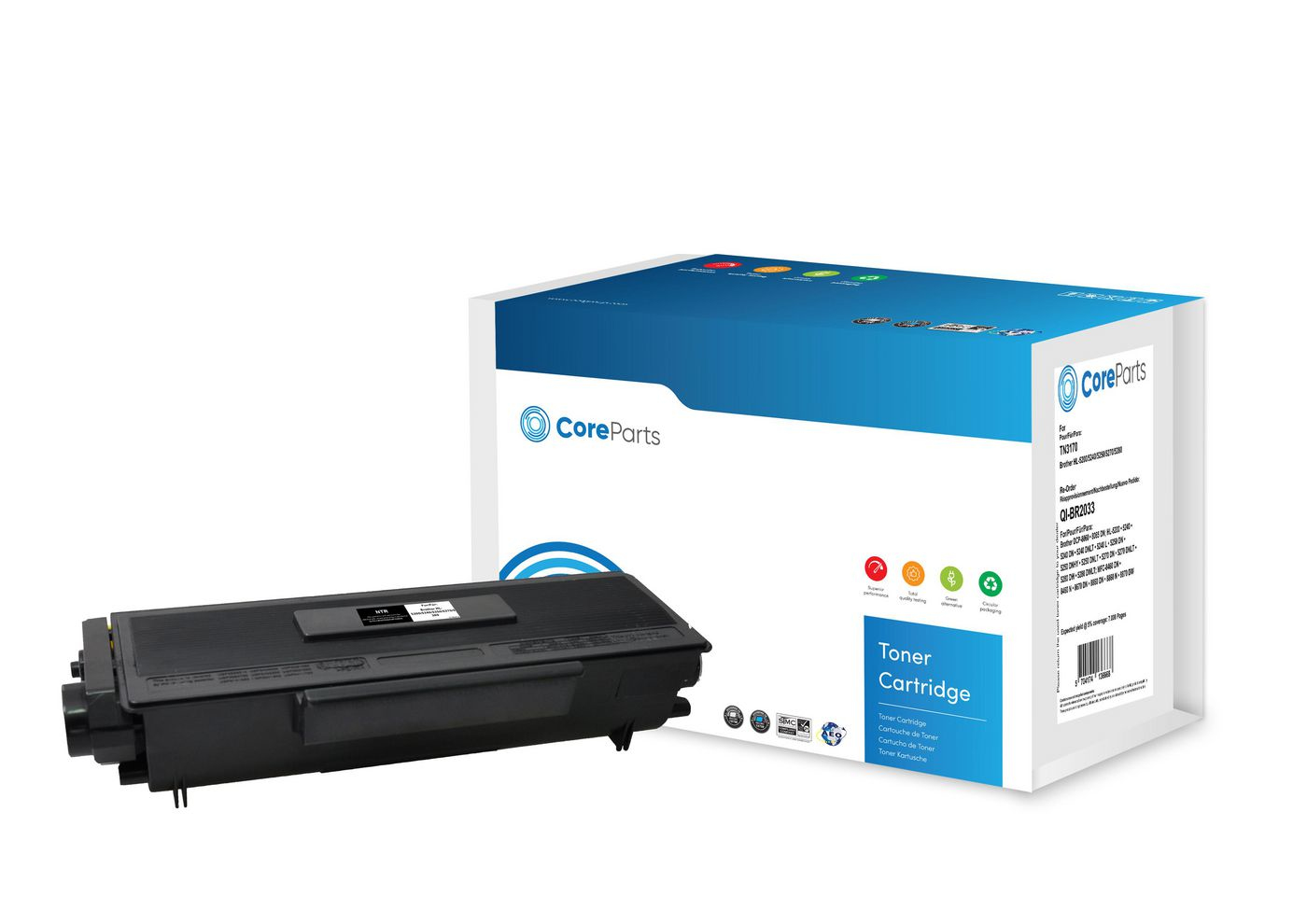 Image of CoreParts Toner Black TN3170