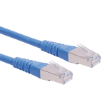 ROLINE S/FTP Patch Cord Cat.6, blue 0.3 m