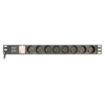Gembird EG-PDU-014-FC14 power distribution unit (PDU) 8 AC outlet(s) 1U Black