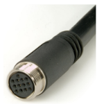 Kindermann 7484000015 coaxial cable 15 m 13-pin Black