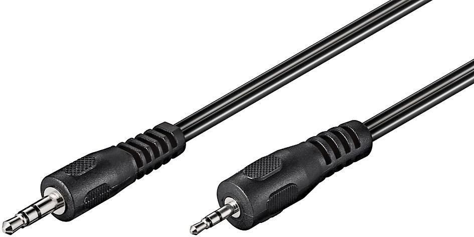 Image of Microconnect AUD3525LL2 audio cable 2 m 3.5mm 2.5mm Black