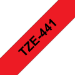 Brother TZE-441 DirectLabel black on red Laminat 18mm x 8m for Brother P-Touch TZ 3.5-18mm/36mm/6-18mm/6-24mm/6-36mm