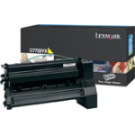 Lexmark C7722YX Toner cartridge yellow, 15K pages/5% for Lexmark C 772