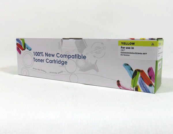 Image of DATA DIRECT Oki ES3640 Toner Yellow Compatible 42918925C