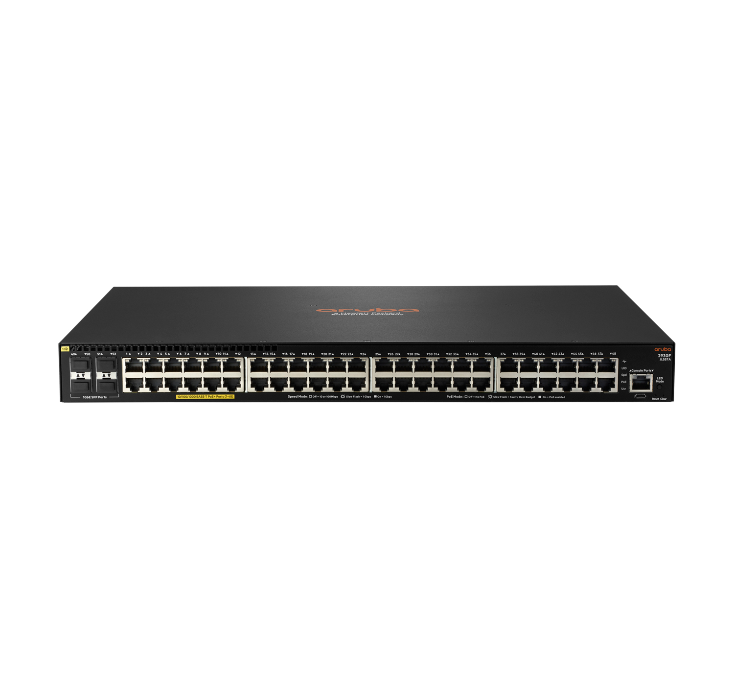 Aruba 2930F 48G PoE+ 4SFP 740W Managed L3 Gigabit Ethernet...