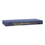 NETGEAR FS728TLP-100EUS network switch Managed L2 Fast Ethernet (10/100) Power over Ethernet (PoE) Black