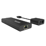 Yealink USB2CAT5E-EXT Network transmitter & receiver Black