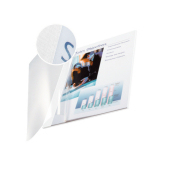 Leitz impressBIND Soft Covers, 10,5mm For 70-105 sheets, A4, White