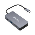 Sandberg USB-C Dual HDMI Dock 7in1