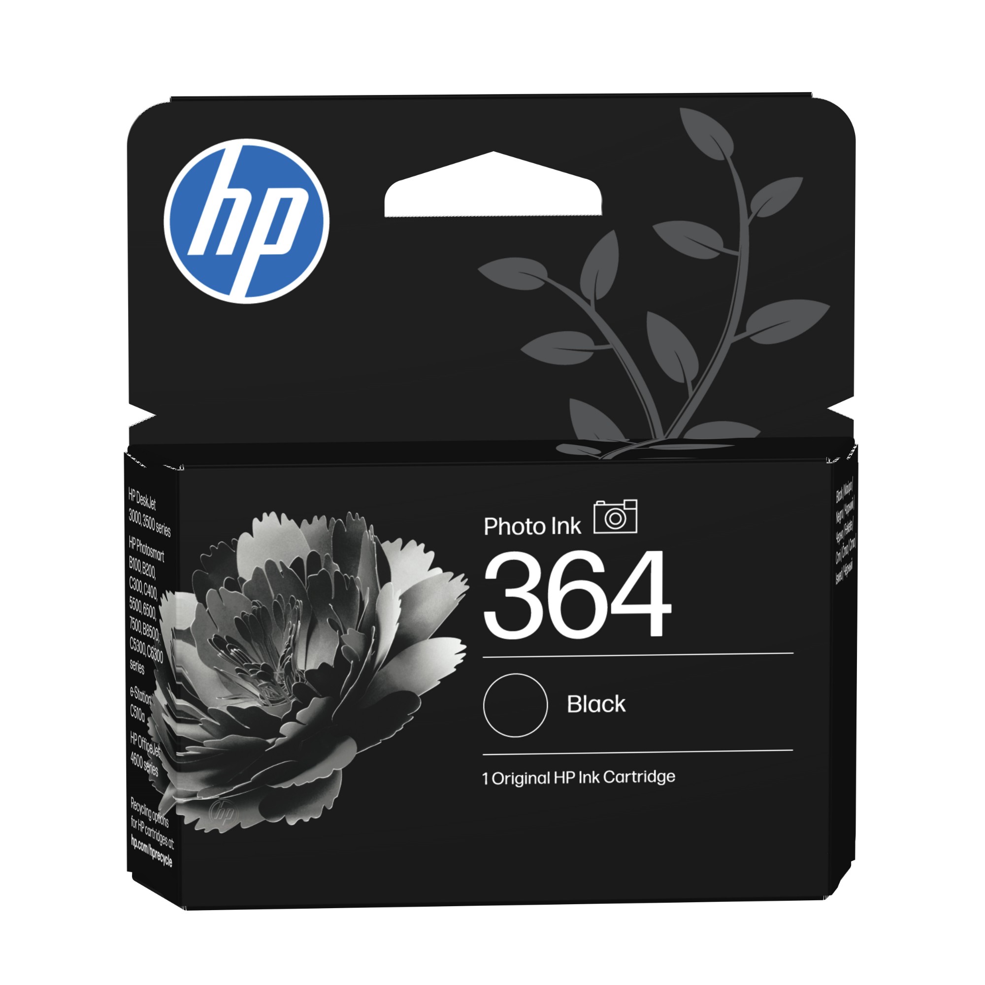 HP CB317EE/364 Ink cartridge foto black, 130 pages ISO/IEC 24711 130 Photos 3ml for HP PhotoSmart C 309/D 5460/7510