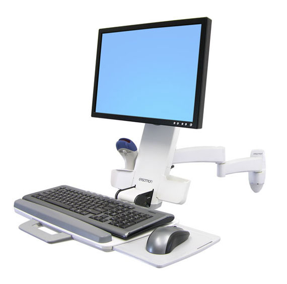 Image of Ergotron 200 Series Combo Arm 61 cm (24") White Wall