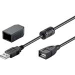 Microconnect USBAA2WF USB cable 2 m USB 2.0 USB A Black  Chert Nigeria