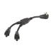 Tripp Lite P024-001-15D-2 power cable Black 11.8" (0.3 m) NEMA 5-15P 2 x NEMA 5-15R