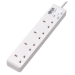 Tripp Lite PS4B18 power extension 70.9" (1.8 m) 4 AC outlet(s) Indoor White