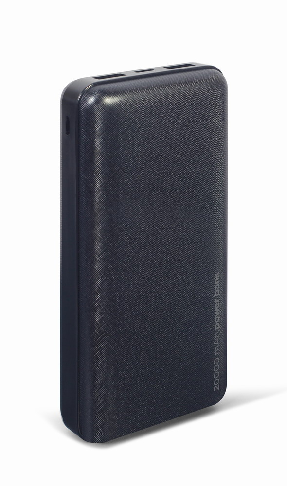 Gembird PB20-02 power bank Lithium Polymer (LiPo) 20000 mAh Black