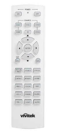Vivitek 5041824300 remote control IR Wireless Projector Press buttons