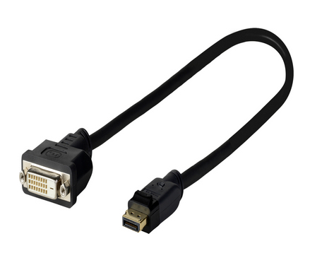 Vivolink PRODPADAPDVI video cable adapter 0.2 m DisplayPort DVI-D Black