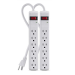 Belkin F5C048-2 surge protector White 6 AC outlet(s) 23.6" (0.6 m)