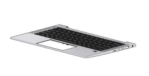 EU Product - 830 G7/G8 - Topcover Keyb India - Privacy - BL thumbnail