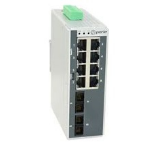 Perle IDS-710-C2MD05-XT Managed Gigabit Ethernet (10/100/1000) White, Black