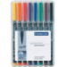 Staedtler 317 WP8 permanent marker Black, Blue, Brown, Green, Orange, Red, Violet, Yellow 8 pc(s)