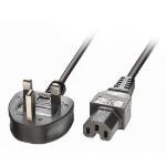 Lindy 30458 power cable Black 2 m C15 coupler