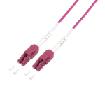 LogiLink FP4UB00 fibre optic cable 0.5 m LCD OM4 Violet